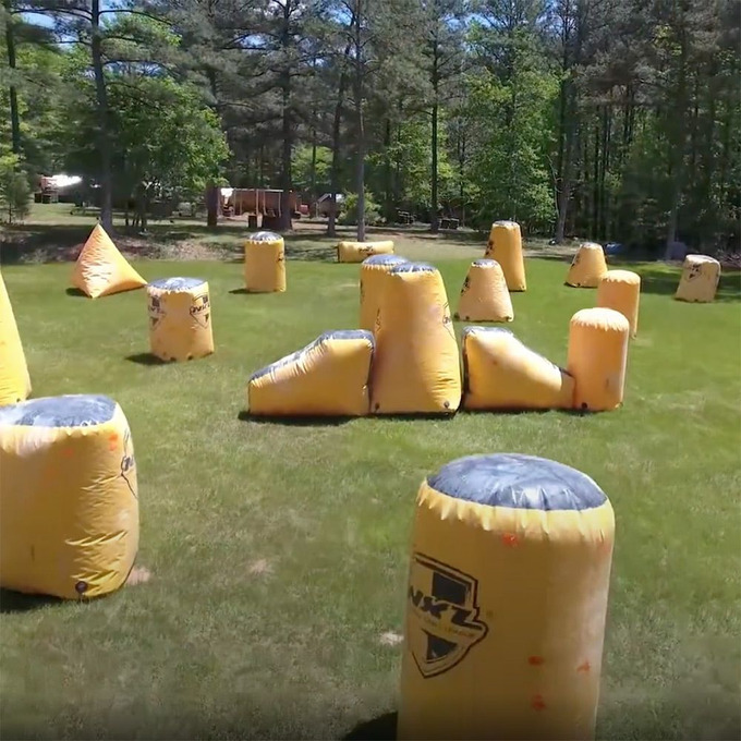 The Airball field at Alabama Paintball Quest