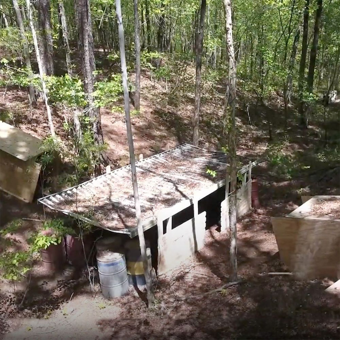 The Ravine field at Alabama Paintball Quest